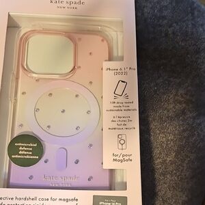 kate spade Pink Glitter iPhone Case